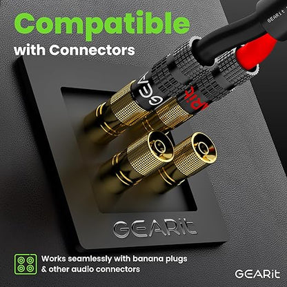 GEARit Outdoor Speaker Wire CL3 Rated, 16 Gauge Speaker Wire, Speaker Cable 100