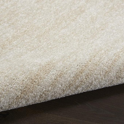 Nourison Home Nourison Essentials Ivory Beige 7' x Square Area Rug - Easy Clean, Non Shedding, Bed Room, Living Room, Dining Room, Kitchen (7' x Square)