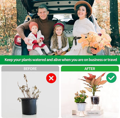 ORIMERC 30 feet 1/6 inch Self Watering Capillary Wick Cord Vacation Plant Sitter DIY Hydroponic Wicking Self-Watering Planter Pot Automatic Water System Device Potted Violet Auto Seedling Waterer Rope
